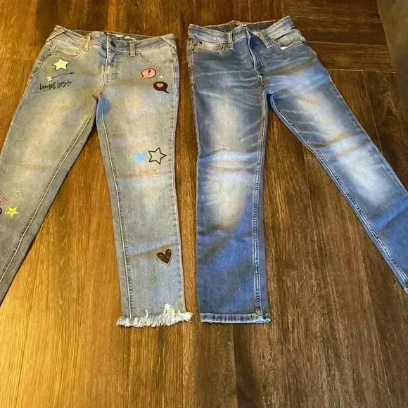 Girls Cat & Jack Jean Bundle, 12 - Picture 1 of 6
